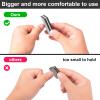 Diesisa Buffer Block Nail File, 100/180 Grit Sponge Nail Buffers for Acrylic Nails, Mini Buffing Block Double Sided for Manicure Tools 30 Count - Black view 3