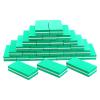 Diesisa Buffer Block Nail File, 100/180 Grit Sponge Nail Buffers for Acrylic Nails, Mini Buffing Block Double Sided for Manicure Tools 30 Count - Green view 1