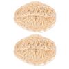Ciieeo 2pcs Sisal Bathing Balls Natural Exfoliating Shower Scrubbers for Gentle Skin Cleansing for Spa and Home Use Beige Handmade Sisal Material view 1