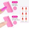 Diesisa Buffer Block Nail File, 100/180 Grit Sponge Nail Buffers for Acrylic Nails, Mini Buffing Block Double Sided for Manicure Tools 30 Count - Pink view 2