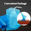 Bottle Bags Tattoo Thicken Squeeze Bottle Bags, Urknall 250pcs Tattoo Wash Bottle Bags Wash Bottle Covers Sleeves Blue Tattoo Bottle Bags 6 X 10 Inch Squeeze Bottle Covers Barrier view 2