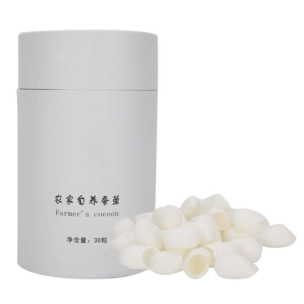 30pcs Fresh Silk Ball , Scrub Silks Exfoliating Silkworm Exfoliating Skin Care