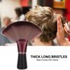 Fan Shape Hairdresser Neck Brush, Neck Duster Brush Soft Barber Hair Cutting Brush Hair Sweep Brush, Hair Clippings Remove Brush Flat Base[#1] view 2
