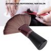 Fan Shape Hairdresser Neck Brush, Neck Duster Brush Soft Barber Hair Cutting Brush Hair Sweep Brush, Hair Clippings Remove Brush Flat Base[#1] view 3