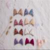 Summer Crystal 4 Pairs Sequins Cat Ears Kitty Ears Hair Clips - For Girls and Women - Stylish Hair Accessory for Birthdays, Costumes, Halloween, Holidays, and Parties (4 Pairs CFHL) view 2