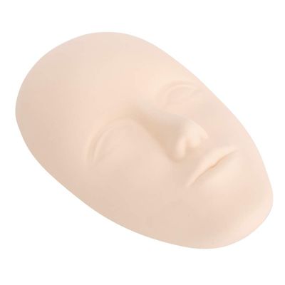 5d Silicone Mannequin Practice Skin Eyebrow Skin Silicone Practice Skin Eyelash Extensions [#2]