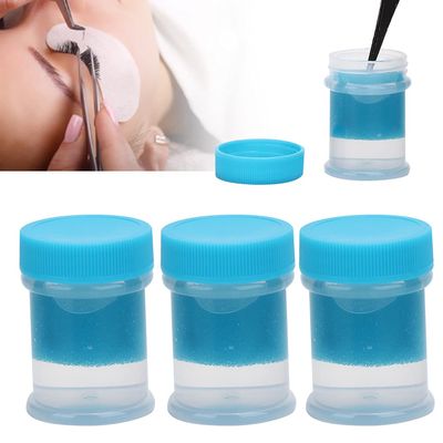 Tweezer Cleaner, Cleaning Solution For Eyelash Extension Remover Eyelash Glue Solving Use Sponge Ball Cleaning Tool