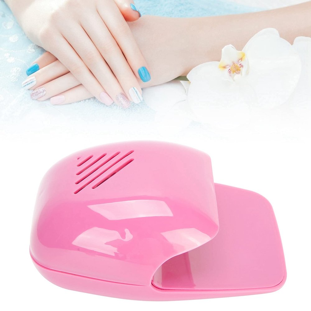 Portable Nail Dryer, Portable Nail Fan Manicure Nail Dryer Portable Fan for Household and Salon[]