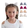 Summer Crystal 4 Pairs Sequins Cat Ears Kitty Ears Hair Clips - For Girls and Women - Stylish Hair Accessory for Birthdays, Costumes, Halloween, Holidays, and Parties (4 Pairs LMRW) view 1