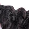 Sent Hair Bundles with Closure 14 16 18+12 Loose Deep Wave 100% Virgin Human Hair 3 Bundles with Lace Closure 4x4 Natural Black Color Brazilian Human Hair Extension view 4