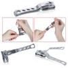 Ciieeo 2pcs Rotating Nail Clippers Large Nail Cutters Ergonomic Design Blades Lever for Smooth Trimming Travel view 3