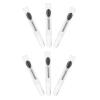 Beaupretty 6pcs Silicone Lip Mask Brush Non-stick Eyeshadow Applicator for Makeup Comfortable Grip for Precise Lip and Gloss Application Tip Design view 1