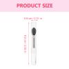 Beaupretty 6pcs Silicone Lip Mask Brush Non-stick Eyeshadow Applicator for Makeup Comfortable Grip for Precise Lip and Gloss Application Tip Design view 2