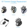 5V Power Cord for Freebird FlexSeries,Telfun, Roziapro, vsmooth, Roziaplus Electric Head & Body Hair Shaver Charger Replacement Electric Shaver Trimmer AC Power Adapter for Telfun Power Supply view 2