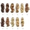 22" Ponytail Extension Long Curly Ponytail Clip in Claw Hair Extension Natural Looking Synthetic Hair Claw Ponytails (#1 Jet Black) view 2
