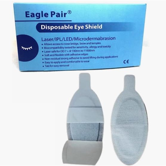 Ubden 10/20/30/40/50/100 Pair Eye Protection 190nm-11000nm OD7 Disposable Eye Mask For Beauty Guests (30)