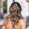 30 PCS Bride Wedding Hair Pins Purple Flower Bridal Head Clip Crystal Rhinestone Hair Barrettes U-Shape Hair Clips Hair Accessories for Bridal Wedding Women view 4