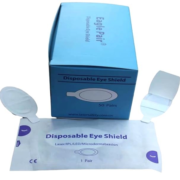 UBDEN 10/20/30/40/50/100 Pair Eye Protection 190nm-11000nm OD7 Disposable Eye Mask For Beauty Guests (100)