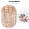Acrylic Make Up Storage Cup lunch box , Makeup Brush Holder , European sty1e Rounded Crystal Glass Cosmetic lunch box for Bathroom Home Bedroom Office (Gold) , Makeup Brush Holder , Acrylic Make Up S view 2