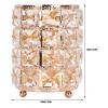 Acrylic Make Up Storage Cup lunch box , Makeup Brush Holder , European sty1e Rounded Crystal Glass Cosmetic lunch box for Bathroom Home Bedroom Office (Gold) , Makeup Brush Holder , Acrylic Make Up S view 4