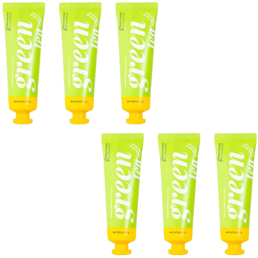AVRYBEAUTY Green Tea Shea Butter Lotion Set 1.5 oz. - 6 Pack, Shea Butter Lotion for Dry Skin, Vegan Hand Cream for Women & Men