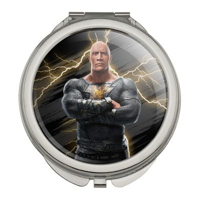 Black Adam Compact Travel Purse Handbag Makeup Mirror