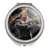 Black Adam Compact Travel Purse Handbag Makeup Mirror view 1