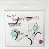 FaYaCa Eyeliner Stencils, Eyeshadow Stencils, Cat Eyeliner Stencil, Wing Eyeliner's Stencil, Eye Makeup 6 in1, Top Liner, Double Wing, Fish Tail, Extravagant Cat, Reusable, White view 3