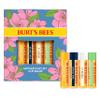 Burt's Bees Gifts Ideas - Balm Bouquet Lip Balm Set, Original Beeswax, Vanilla Bean, Cucumber Mint, Coconut & Pear Pack, Natural Origin Lip Treatment, 4 Tubes, 0.15 oz. view 1