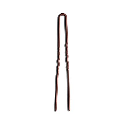 Day Rate Beauty Oversized Power Pin (7-Inch) Large U-Shaped French Hair Pin for Buns, French Twists & Updos Nylon-Coated, Anti-Snag, Hair-Safe Made in USA (Crimson)
