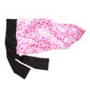 Red by Kiss Kids Satin Braid Bonnet, Comfy Wide Band for Long Hair, Long Braids (Hearts) Multi Color view 3