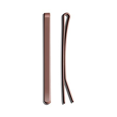Day Rate Beauty Hero Pins (2-Inch, Tube of 12) Professional Bobby Pins for Secure Buns & Updos Nylon-Coated, Anti-Snag, Color-Matched, Hair-Safe Made in USA (Fawn)