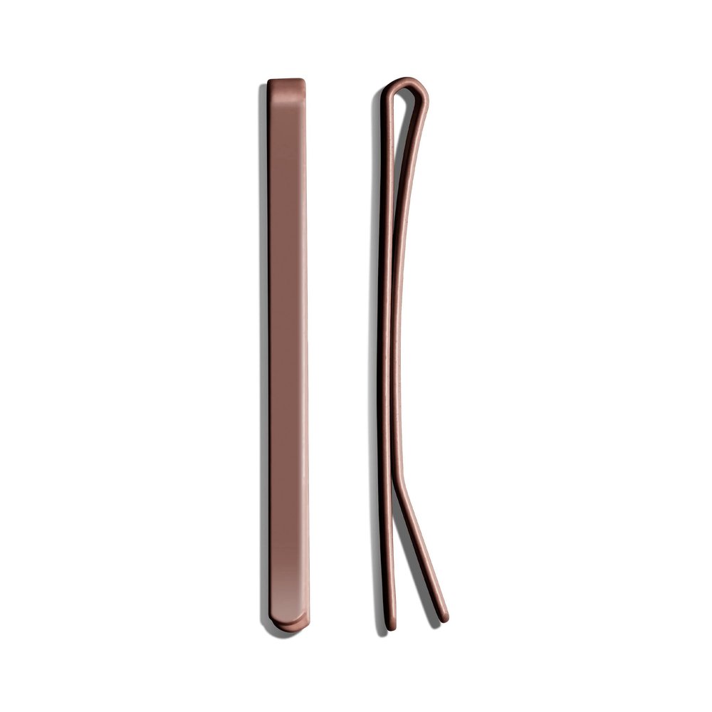 Day Rate Beauty Hero Pins (2-Inch, Tube of 12)  Professional Bobby Pins for Secure Buns & Updos  Nylon-Coated, Anti-Snag, Color-Matched, Hair-Safe  Made in USA (Fawn)