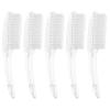 minkissy 5pcs Natural Nail Dust Brush for Manicure and Nail Care Portable Fingernail Cleaning Tools for Home and Salon Use Random Colors view 1
