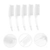 minkissy 5pcs Natural Nail Dust Brush for Manicure and Nail Care Portable Fingernail Cleaning Tools for Home and Salon Use Random Colors view 2