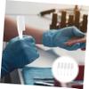 minkissy 5pcs Natural Nail Dust Brush for Manicure and Nail Care Portable Fingernail Cleaning Tools for Home and Salon Use Random Colors view 3