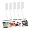 minkissy 5pcs Natural Nail Dust Brush for Manicure and Nail Care Portable Fingernail Cleaning Tools for Home and Salon Use Random Colors view 4