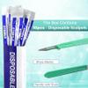 A2Z SCILAB Disposable Sterile Scalpel #11, Training Podiatry & Corn Callous Tools, Precision Carbon-Steel Blades with Plastic Handle - Individual Pouches - Podiatry Pedicure & More - Box of 10 view 2