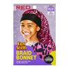 Red by Kiss Kids Satin Braid Bonnet, Comfy Wide Band for Long Hair, Long Braids (Pink Leopard) view 2