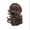 14" Curly Claw Clip Ponytail Temperature Fiber Synthetic Hair Piece Pony Tail Clip On Extension Voluminous Wavy for Women 20 Colors (#6 Dark Brown) view 2