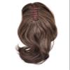 14" Curly Claw Clip Ponytail Temperature Fiber Synthetic Hair Piece Pony Tail Clip On Extension Voluminous Wavy for Women 20 Colors (#6 Dark Brown) view 3