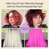 INH Hair Dye Set - Color Depositing Conditioner Bundle in Ruby Red, Royal Sapphire Dark Blue, & Flamingo Topaz Pink, Semi Permanent Hair Dye for Women & Men, Vegan, Ammonia & Sulfate-Free, 6oz view 2
