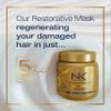 NK Professional Care  Restorative Mask  Hydration and Protection  Anti-Frizz and Conditioner with Niacinamide, Panthenol, Vitamin C and Biotin. (300gr) view 4