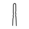 Day Rate Beauty Min Pins (2-Inch, Tube of 12)  Small U-Shaped French Hair Pins for Short Hair, Braids & Updos  Nylon-Coated, Anti-Snag, Hair-Safe  Made in USA (Carbon) view 1