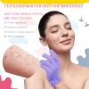 Exfoliating Back Scrubber with Handles Set of 8 Exfoliating Shower Bath Gloves Back Scrubber Set 4 Pairs Scrub Gloves for Women Men Skin, Stretchable Pull Strap Washcloth (Assorted Colors) view 4