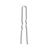 Day Rate Beauty Min Pins (2-Inch, Tube of 12)  Small U-Shaped French Hair Pins for Short Hair, Braids & Updos  Nylon-Coated, Anti-Snag, Hair-Safe  Made in USA (Ivory) view 1