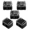 BokWin 5PCS Cosmetic Pencil Sharpener, Makeup Pencil Sharpener, Dual Holes Eyeliner Sharpener for Eyeliner Lipliner Pencils view 1
