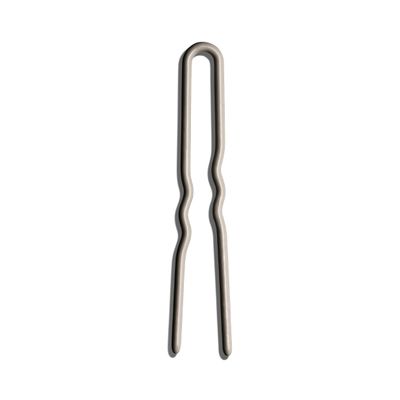 Day Rate Beauty Min Pins (2-Inch, Tube of 12) Small U-Shaped French Hair Pins for Short Hair, Braids & Updos Nylon-Coated, Anti-Snag, Hair-Safe Made in USA (Dove)