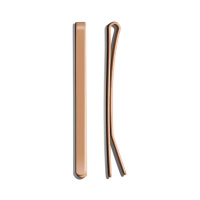 Day Rate Beauty Hero Pins (2-Inch, Tube of 12) Professional Bobby Pins for Secure Buns & Updos Nylon-Coated, Anti-Snag, Color-Matched, Hair-Safe Made in USA (Camel)
