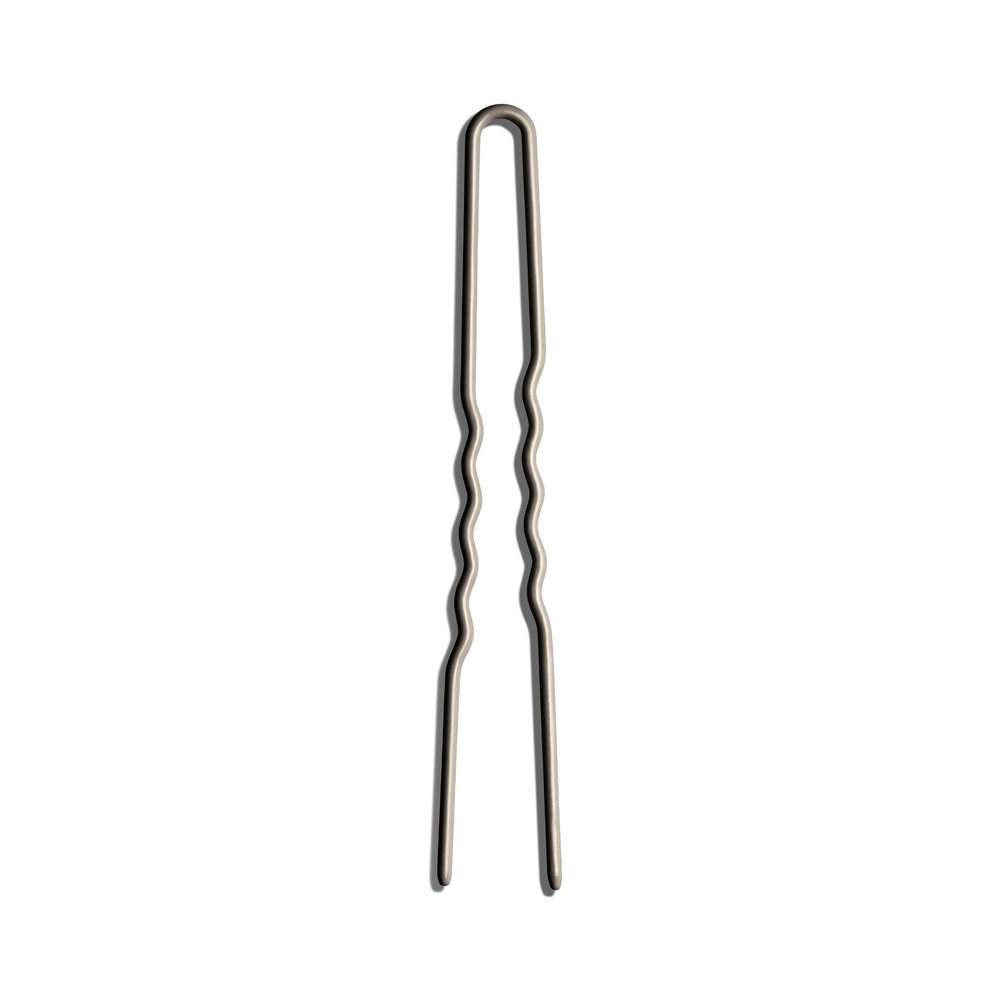 Day Rate Beauty Foundation Pins (3-Inch, Tube of 12) U-Shaped French Hair Pins for Buns, Chignons & Updos Nylon-Coated, Anti-Snag, Hair-Safe Made in USA (Dove)